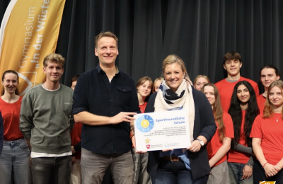 Gymnasium „In der Wüste“ erneut als sportfreundliche Schule zertifiziert