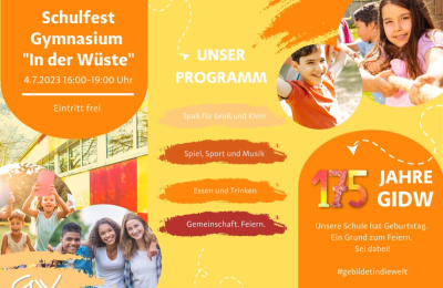 4. Juli 2023: Schulfest am Gymnasium 