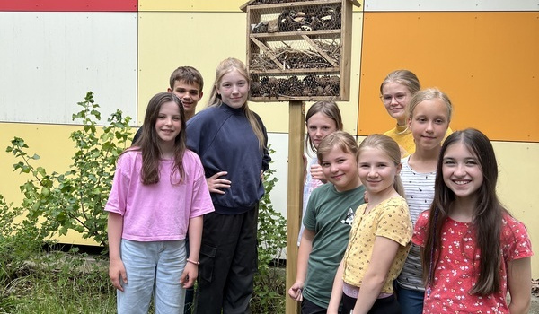 Insektenhotels in der Wüste