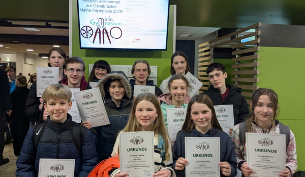 Wüstenschüler bei der Osnabrücker Mathematikolympiade