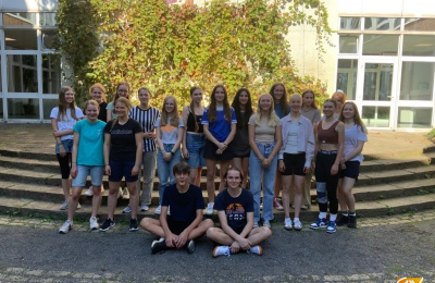 Strahlender Sonnenschein beim Ausbildungsstart