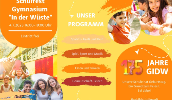 4. Juli 2023: Schulfest am Gymnasium 