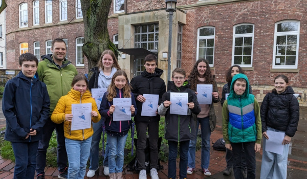 Wüstenschüler bei der Osnabrücker Mathematikolympiade