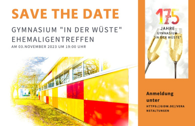 Einladung zum 1. offiziellen Ehemaligentreffen