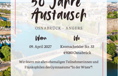 50 Jahre Angers-Austausch