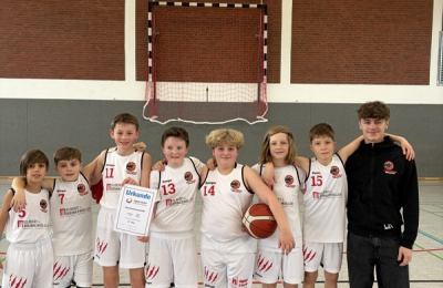 Zweiter Platz im Basketball