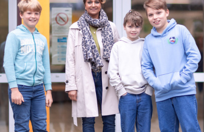 Besuch der ehemaligen Klassenlehrkräfte aus den Grundschulen