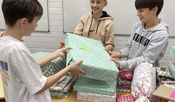 Adventsaktion der Klasse 7e