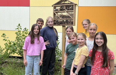 Insektenhotels in der Wüste