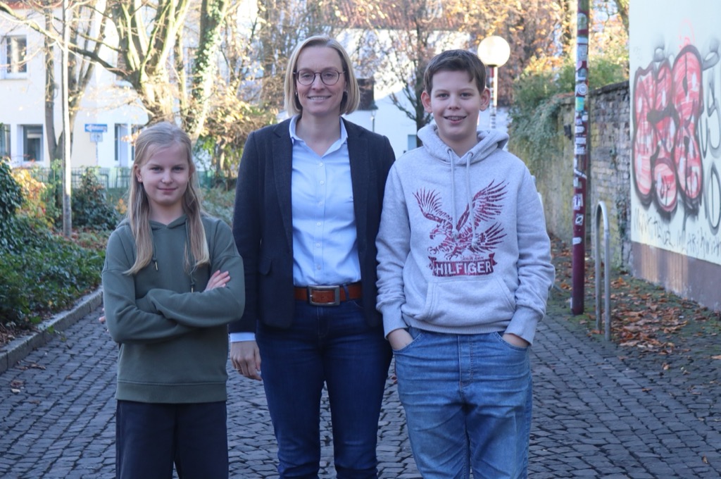 Marina Brandmüller mit Simon und Sarah