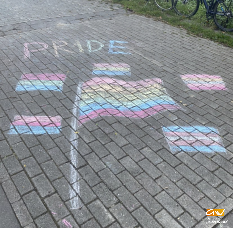 Pride Day / Das GIdW bekennt Flagge